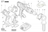 Bosch 3 601 H62 300 Gsb 18 Ve-2-Li Cordl Perc Screwdr 18 V / Eu Spare Parts